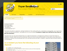 Tablet Screenshot of foyer-beausejour.ch